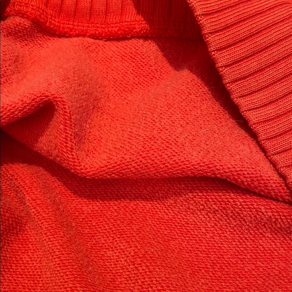 Aerie Terry Toweling Oversized Crew Sweatshirt Orange Mind in the MNTS SMALL ‘22 - Picture 10 of 11